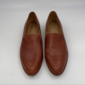 Madewell brown leather Orson slip-on loafer 5.5